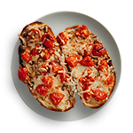 Garlic Bread Slices With Cheese & Pepperoni (4) 